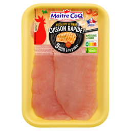 MAITRE COQ Escalopes de pavo finas, 240 g
