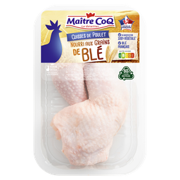 MAITRE COQ Muslo de pollo blanco alimentado con trigo 500 g