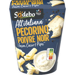 SODEBO Box Rigatoni Pecorino Poivre Noir Cacio e Pepe