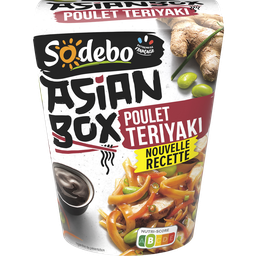 SODEBO Asian Box Nouilles au Poulet Teriyaki