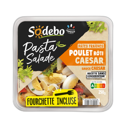 SODEBO Pasta salade poulet caesar 1 part 250g