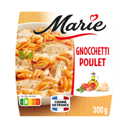 MARIE Plat Cuisiné Gnocchetti au Poulet, Crème au Parmesan