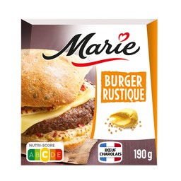 MARIE Burger rustique bœuf charolais emmental