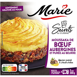 MARIE Plat cuisiné moussaka de bœuf
