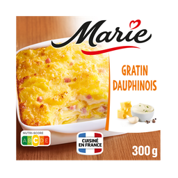MARIE Gratin dauphinois au jambon supérieur 1 part 300g