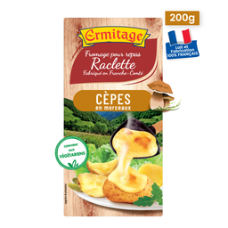 ERMITAGE Fromage En tranche à raclette cèpes
