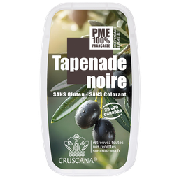 CRUSCANA Tapenade preta para barrar 150 g