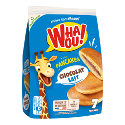 WHAOU Panquecas Recheadas com Chocolate de Leite 259g