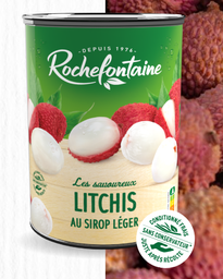 ROCHEFONTAINE Fruits au Sirop Litchi 565 g