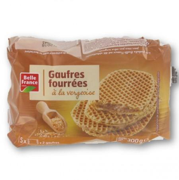 BELLE FRANCE Gaufre fourree à la vergeoise x 10 film 300g
