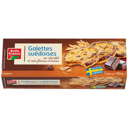 BELLE FRANCE Galette suedoise x 8 etui 150g