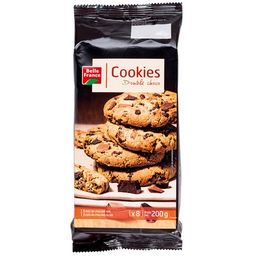 BELLE FRANCE Maxi cookie dbl choc noir lait x 8 film 200g