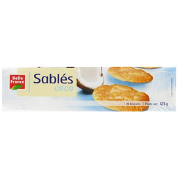 BELLE FRANCE Sable coco x 16 etui 125g