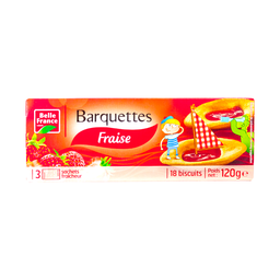 BELLE FRANCE Barquette fraise x 18 etui 120g