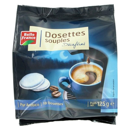 BELLE FRANCE Dosette decafeine pur arabica X18 sachet 125g