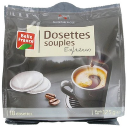 BELLE FRANCE Dosette expresso x 18 sachet 125g