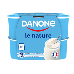 Danone Yaourt Nature 12X125G