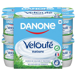 DANONE Velouté Plain Stirred Yogurt 12 x 125 g