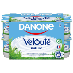 Danone Velouté Yaourt Brassé Nature 16X125G