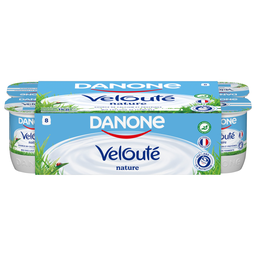 Danone Velouté Yaourt Brassé Nature 8X125G