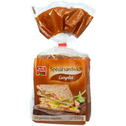 COMPLET Whole Wheat Sliced Bread 14 slices 550 g