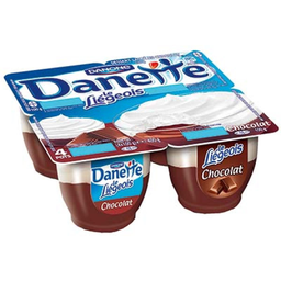 DANETTE Le Liegeois Chocolat 4x100 g