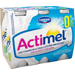 ACTIMEL 0% Nature 6x100 g