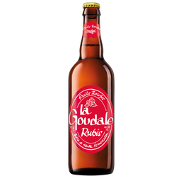 LA GOUDALE Bière rubis de haute fermentation fruits rouges 75 cl