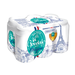 LA GOUDALE Bière Blonde Origine 6% 6x33 cl
