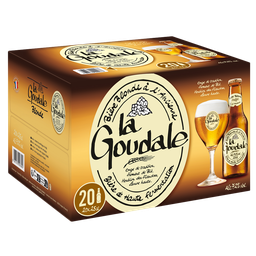LA GOUDALE Bière blonde 7,2% 20x25 cl