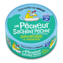 UN PECHEUR SACHANT PECHER Thon entier au naturel un pecheur sachant pecher