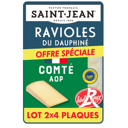 SAINT JEAN Ravioles du Dauphiné Comté AOP Label Rouge 2x240g