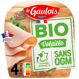 LE GAULOIS Lonchas de ave BIO 4 lonchas