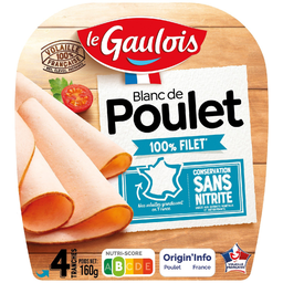 LE GAULOIS Pechuga de pollo sin nitritos 160 g