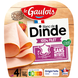 LE GAULOIS Pechuga de pavo sin nitritos 160g