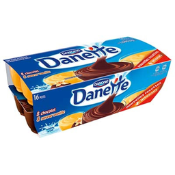 DANETTE Dessert Cream Assorted Vanilla Chocolate 16 x 115 g