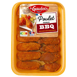 LE GAULOIS Alitas de pollo marinadas barbacoa 470 g