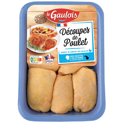 LE GAULOIS Trozos de pollo amarillo surtidos 750 g