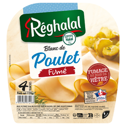 REGHALAL Blanc de poulet fumé halal