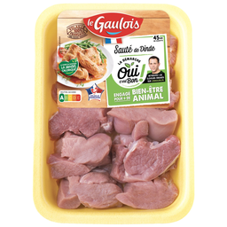 LE GAULOIS Sauté de Dinde 800 g