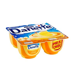 DANETTE Vanilla Flavored Dessert Cream With Caramel Layer 4 x 125 g