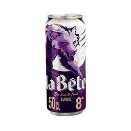LA BÊTE Bière Blonde 8% LA BETE
