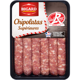BIGARD Chipolatas Superiores Label Rouge 330 g