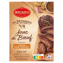 BIGARD Bochecha de vaca tenra com molho carbonade 400 g