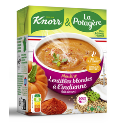 LA POTAGERE Sopa de Lentejas Rubias Calabaza y Leche de Coco 75 cl
