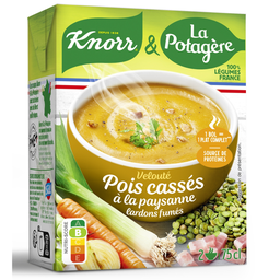 LA POTAGERE Crema de Guisantes Partidos y Panceta Ahumada 75 cl