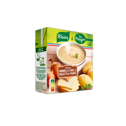 KNORR & LA POTAGERE Soupe veloutée de pomme de terre et raclette de France 2x30cl
