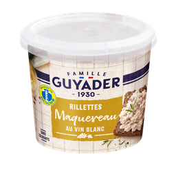 GUYADER Rillettes de caballa al vino blanco 150 g