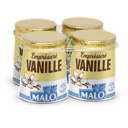 MALO Yaourt emprésuré vanille