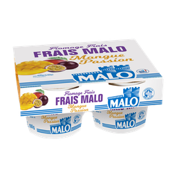 MALO Fromage frais mangue passion 40%mg 4x100g - 400g